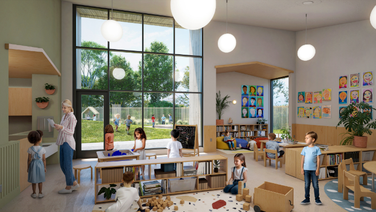 A render of Child Care Center